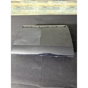 Sony PS3 Super Slim 500GB Untested Part Only Black Console CECH-4001C NotWorking